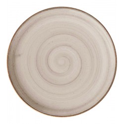 Prato 27cm Raso Cerâmica Corona Caoba Cinza